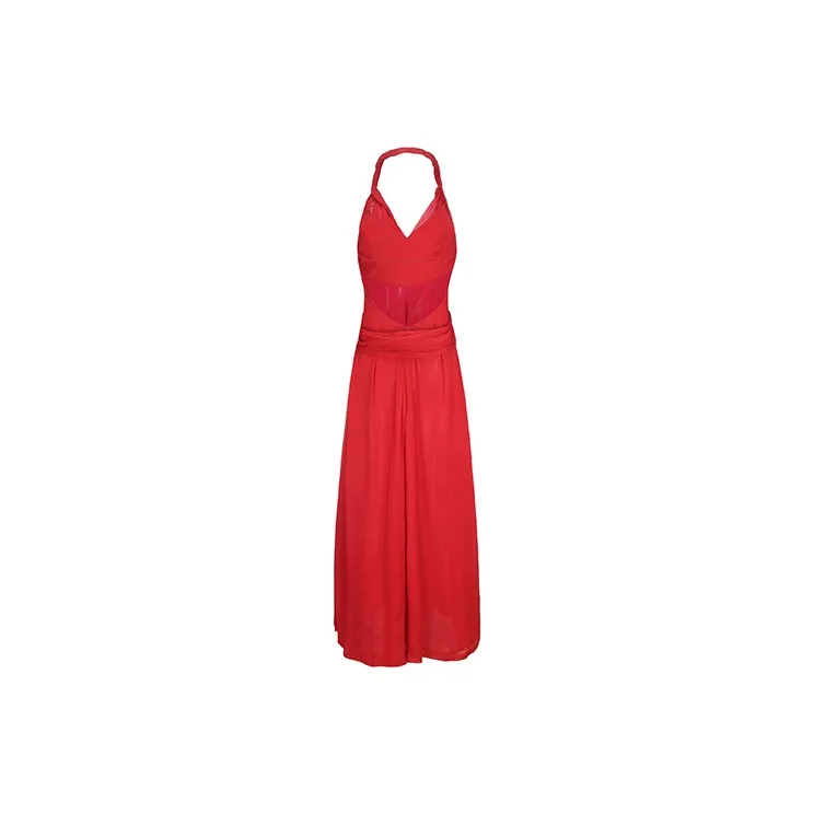 NANA JACQUELINE Slip Dress Women's Red-1