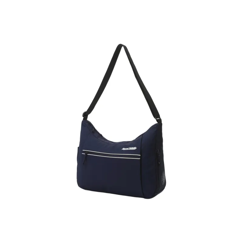 DESCENTE Nylon Hobo Bag, Shoulder Bag, Crossbody Bag Unisex Marine Blue-1