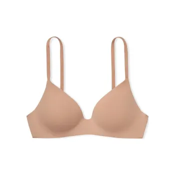 Victoria's Secret THE T-SHIRT Collection 2314 Comfortable Style Lightly-Lined Wireless Bra Women's Light Khaki