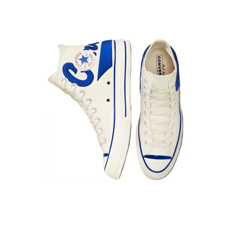 Converse Chuck 1970s High Milk White Blue-3