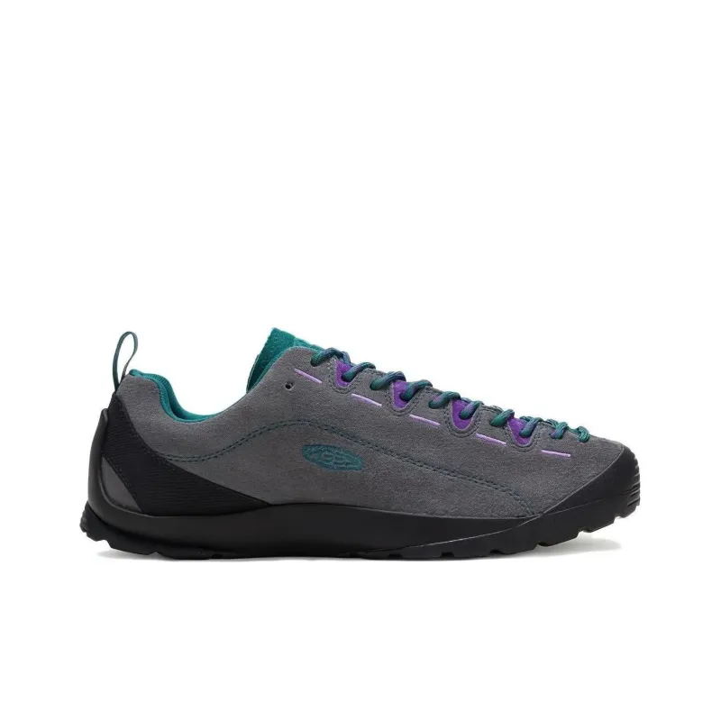 KEEN Jasper Shock Absorbers Slip Resistant, Abrasion Resistant, Breathable Low Top Casual Shoes Men's Gray Green-1