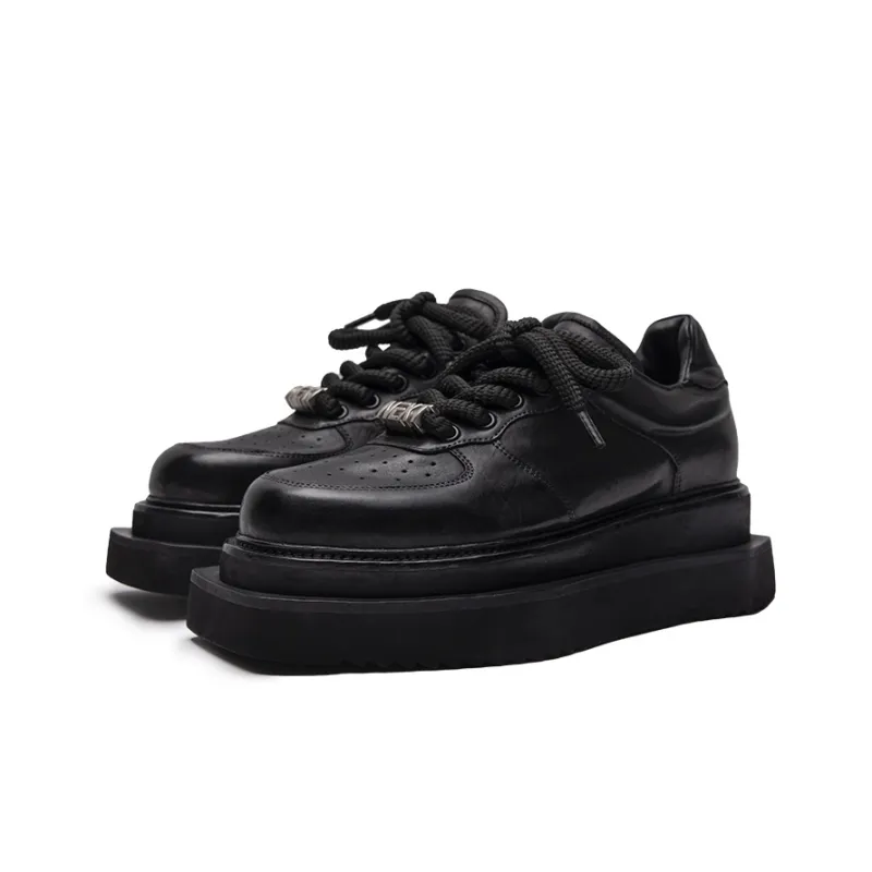 Viplander Men's Casual Shoes Men Low Top Black-1