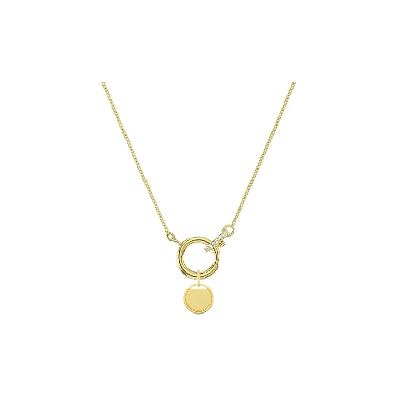 Swarovski Ginger Necklaces Women's White-4