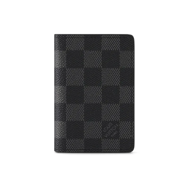 LOUIS VUITTON Pocket Organizer Damier Graphite-0