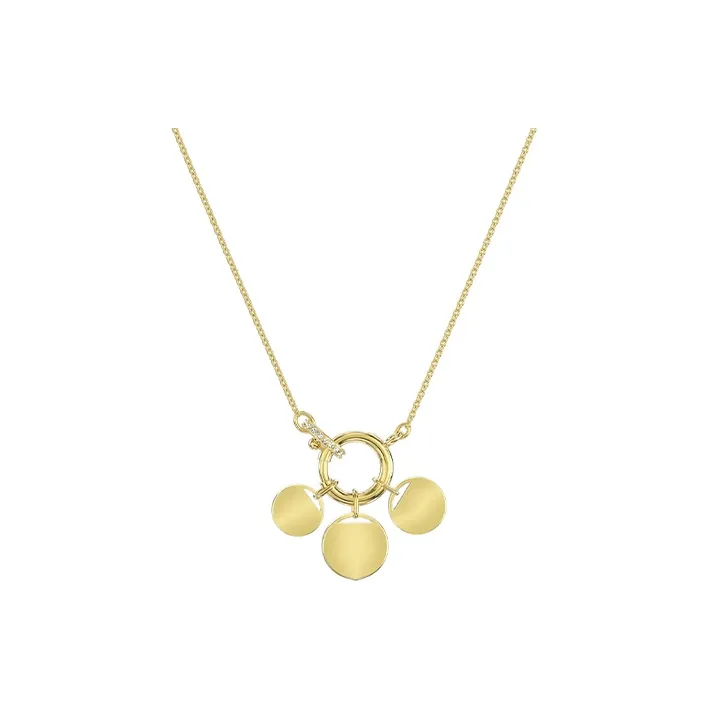 Swarovski Ginger Necklaces Women's White-1