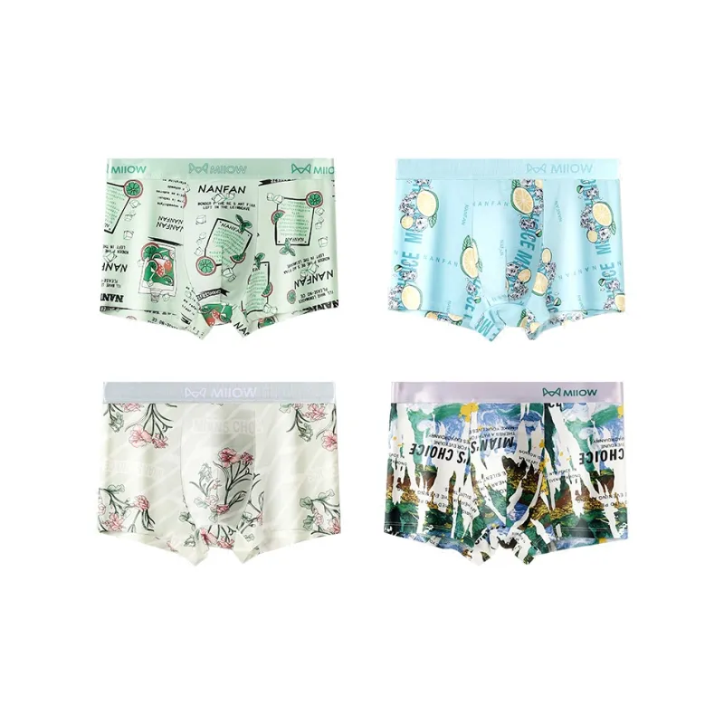 MIIOW Trend Party Series Underpants Men's 4 Pack-14