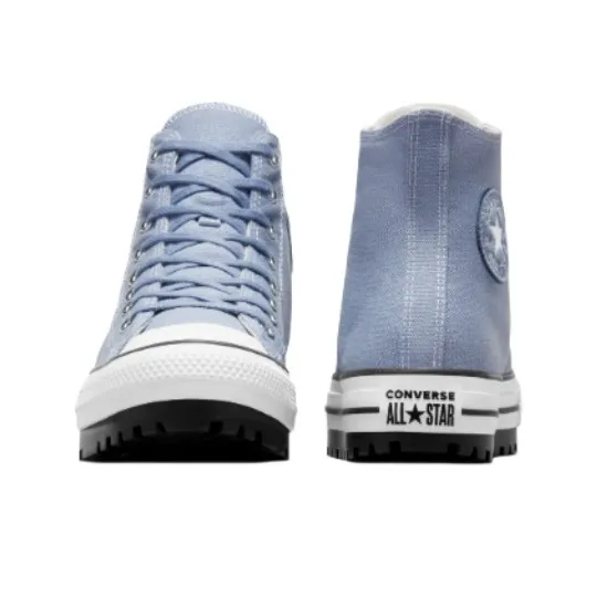 Converse Chuck Taylor All Star City Trek Abrasion Resistant Breathable High Top Canvas Shoes Men's Gray Blue-2