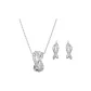 Necklace Stud Earrings Clothing Sets