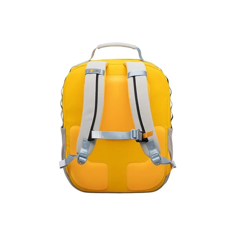 LEVEL8 PU Backpack Regular Men's Yellow-3