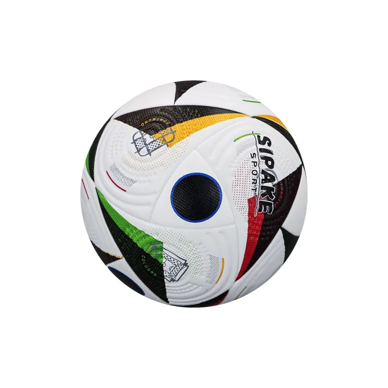 SIPAKESPORT Size 5 Soccer PU Seamless Thermal bonding Unisex Red Green Yellow-1