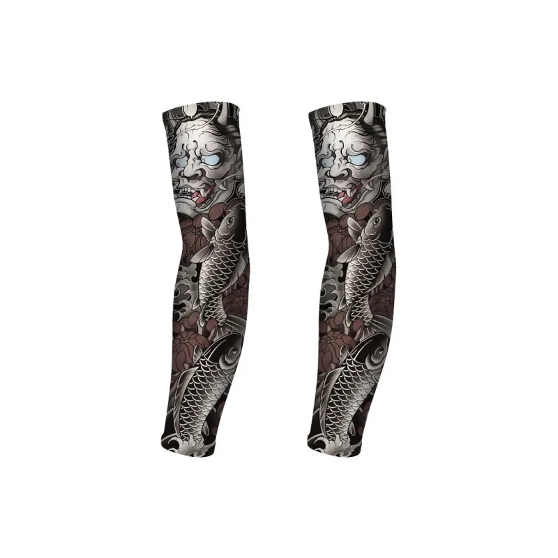 GXT Other Riding Equipment Cycling Arm Warmers Outdoor Unisex Shredded Milk/ice-20