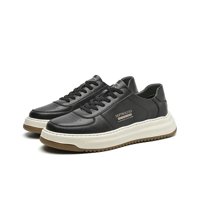 SEPTWOLVES Anti-Slip And Wear-Resistant Height Increasing Low-Top Skateboard Shoes Men's-2