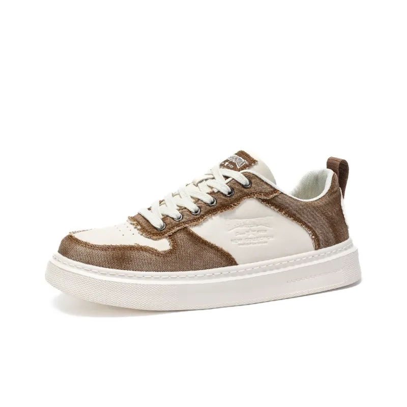 Skate Park Slip-Resistant Cushioning Wear-Resistant Lightweight Low-Top Skateboard Shoes Men's-17