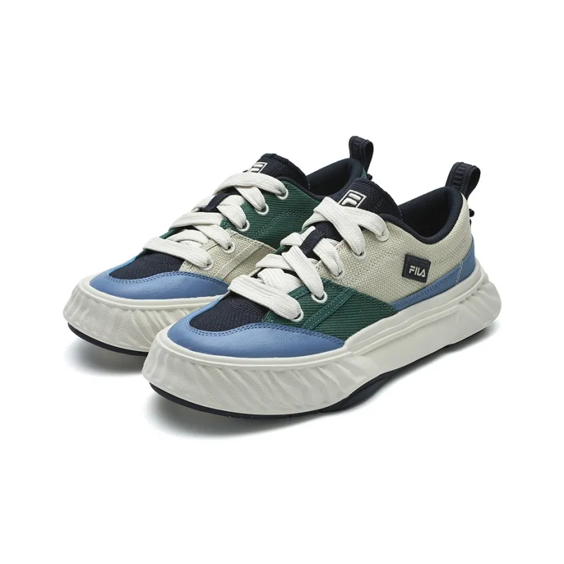 FILA Fosso Low Top Canvas Shoes Men's Turquoise-1