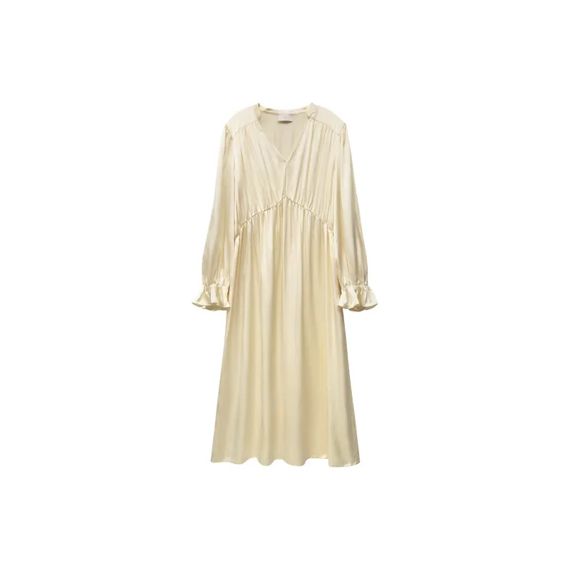 Sangluo Nightgown Women's Shell Yellow-0