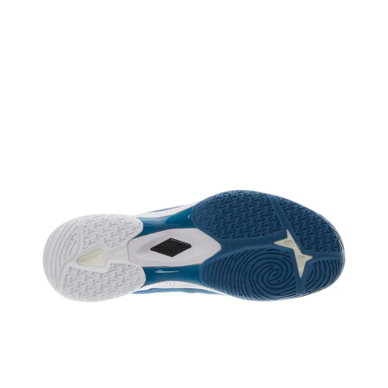 DECATHLON Anti Slip Wear Resistant Low Top Badminton Shoes Women's Blue White-6