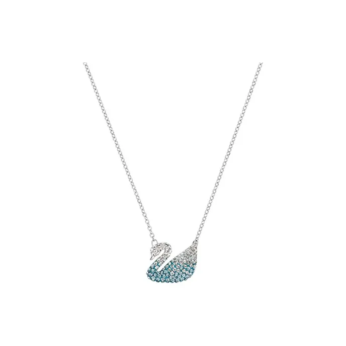 Swarovski Faux Crystal Stone Necklaces Women's Gradient Blue-1