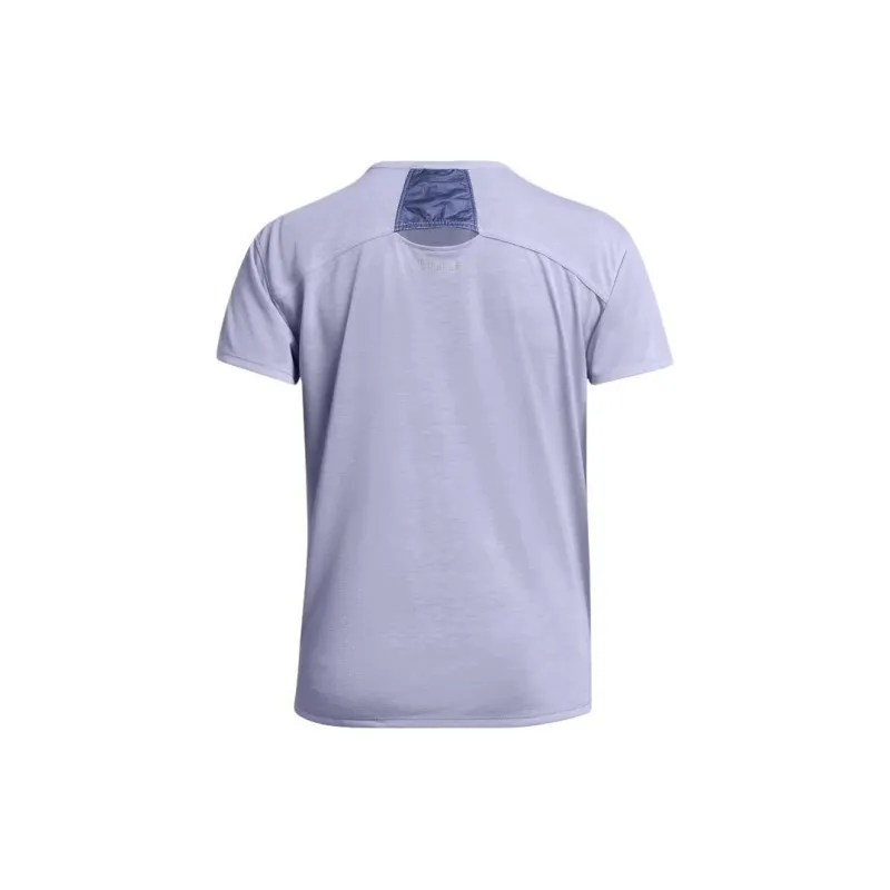 Under Armour Drop Shoulder Sleeve T Shirt Women's Light Blue Purple-1