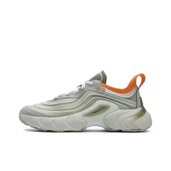 FILA FUSION Ray 4 Anti Slip And Wear Resistant Breathable Low Top Casual Shoes Men's Brown Green