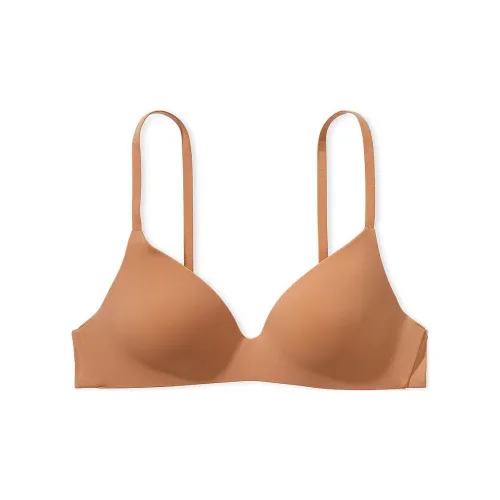 Victoria's Secret THE T-SHIRT Collection 2314 Comfortable Style Lightly-Lined Wireless Bra Women's Almond Candy