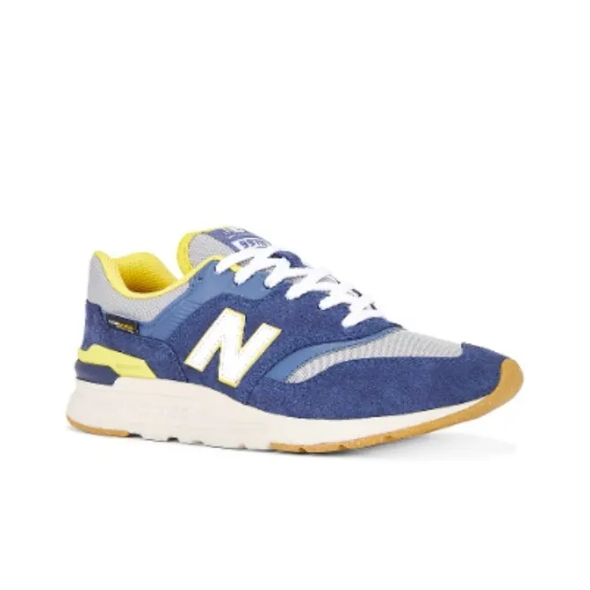New Balance NB 997H Cushioning Anti Slip And Wear Resistant Low Top Running Shoes Men's Blue Yellow-3