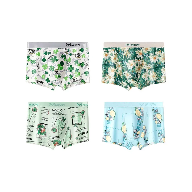 MIIOW Trend Party Series Underpants Men's 4 Pack-24