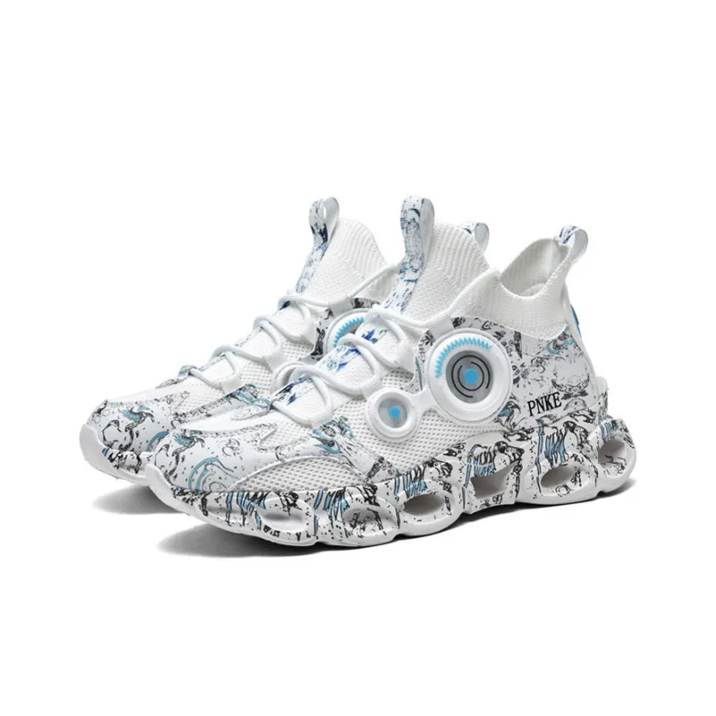 PNKE Cushioning Anti-Slip Wear-Resistant Breathable Height Increasing Low-Top Running Shoes Men's-2