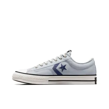Converse Star Player 76 Sport Remastered Abrasion Resistant Cushioning Low Top Canvas Shoes Unisex Blue White