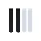 Over-The-Knee Socks Black*2+over-The-Knee Socks White*2