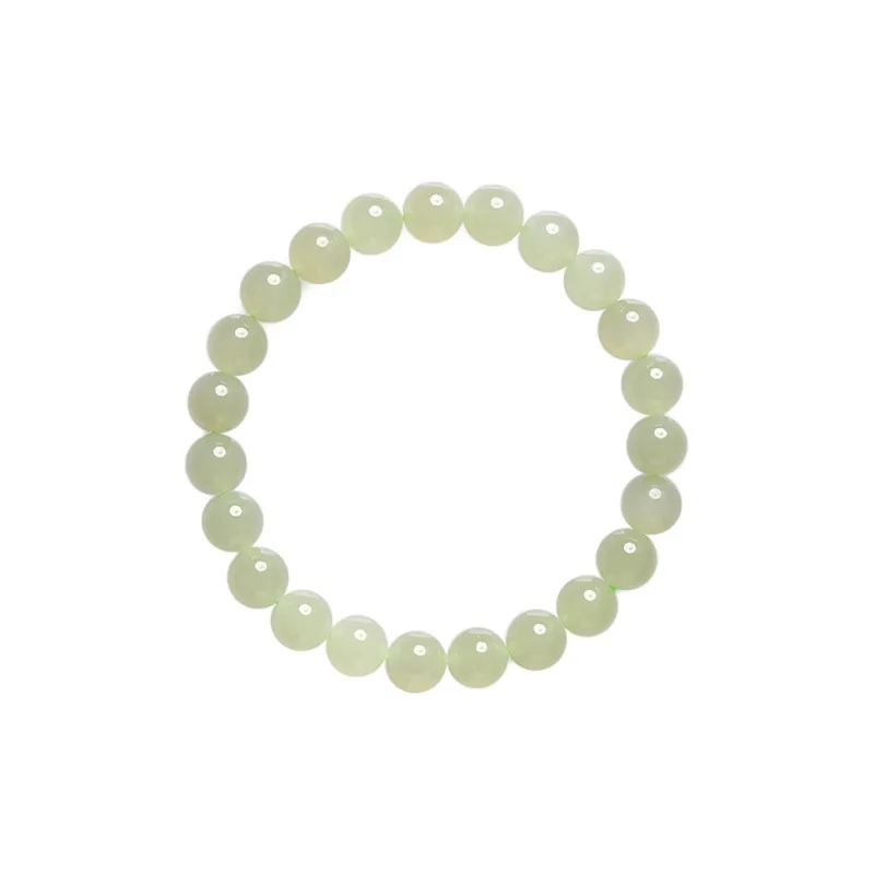 Tokai Family Bracelets Pale Greenish White Jade Women's-5