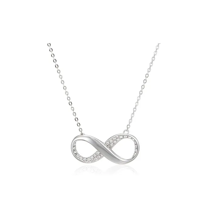 Swarovski Exist Necklaces Women's White Gold-0
