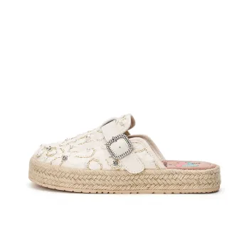 Joy&Mario Plastic Wrap toe Slippers Women's