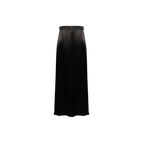 JIL SANDER Satin-finish Maxi Skirt