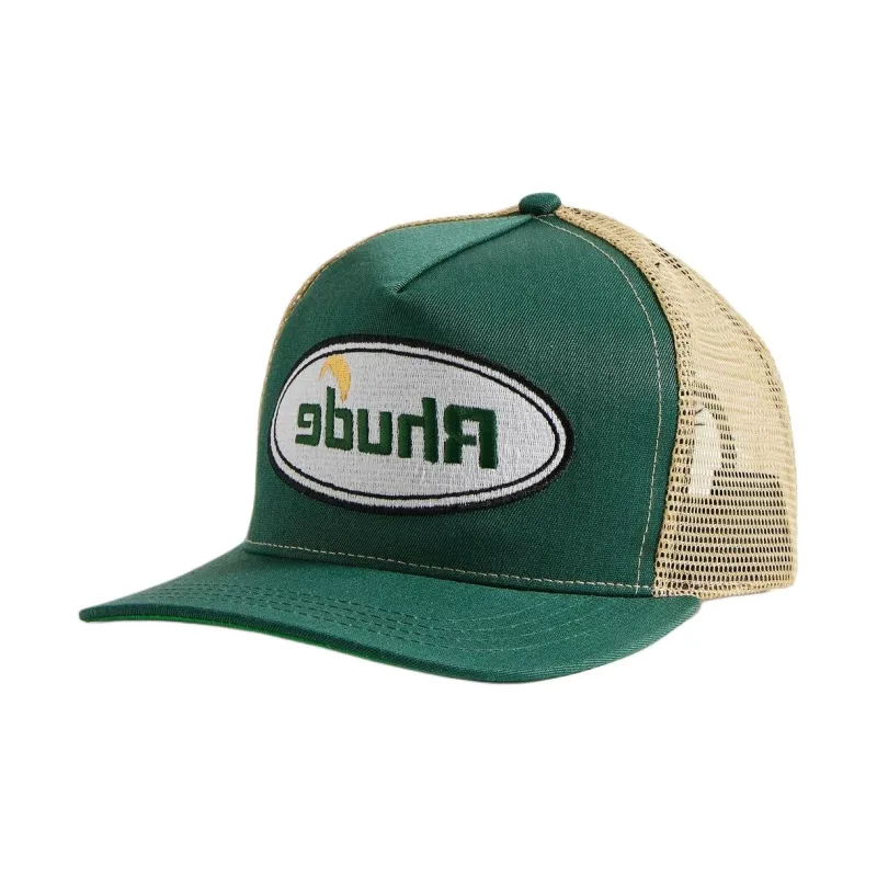 RHUDE Polyester Cotton Baseball Caps Unisex Green-0