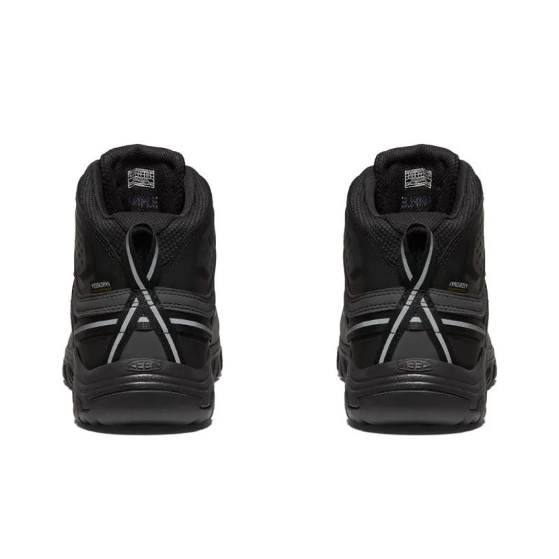 KEEN Targhee 3 Cushioning Wear-Resistant Mid-Top Outdoor Shoes Men's Black-2