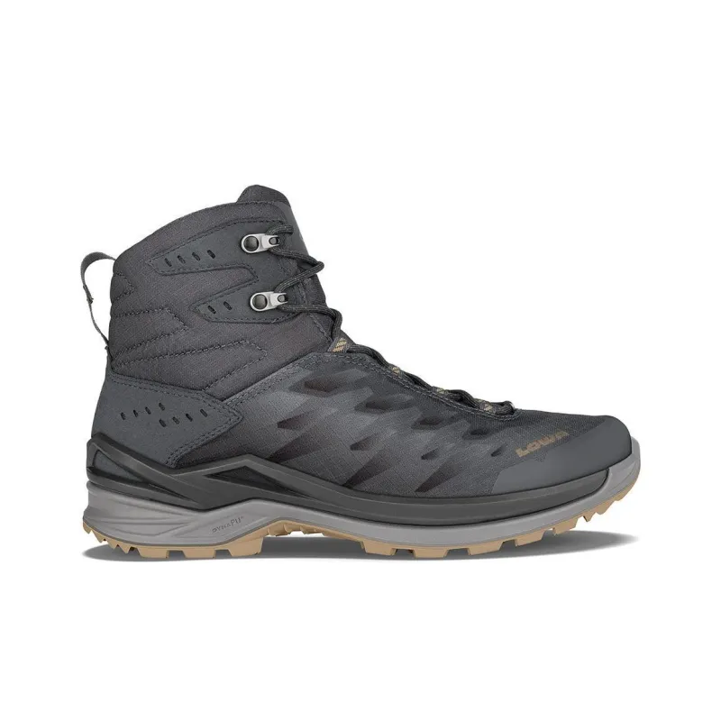 Lowa Ferrox GTX Mid Cushioning Wear-Resistant Slip-Resistant Coverage High-Top Hiking Shoes Men's Black-1
