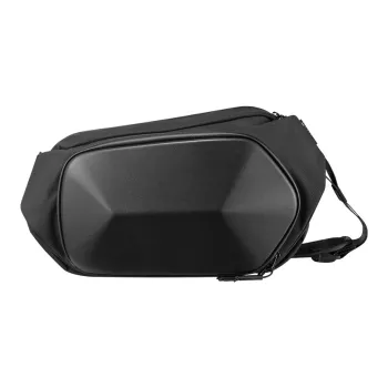 TAJEZZO PU Shoulder Bag, Backpack, Camera Bag, Crossbody Bag Unisex Black