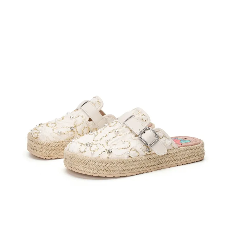 Joy&Mario Plastic Closed Toe Slippers Women's-1