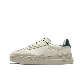 Erke Sun Anti Slip Wear Resistant Low Top Skateboard Shoes Women's Pale Gray With Floating Stone Gray