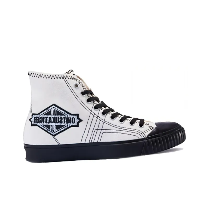 Onitsuka Tiger Ok Basketball Mt Mp High Top Skateboard Shoes Unisex White-2