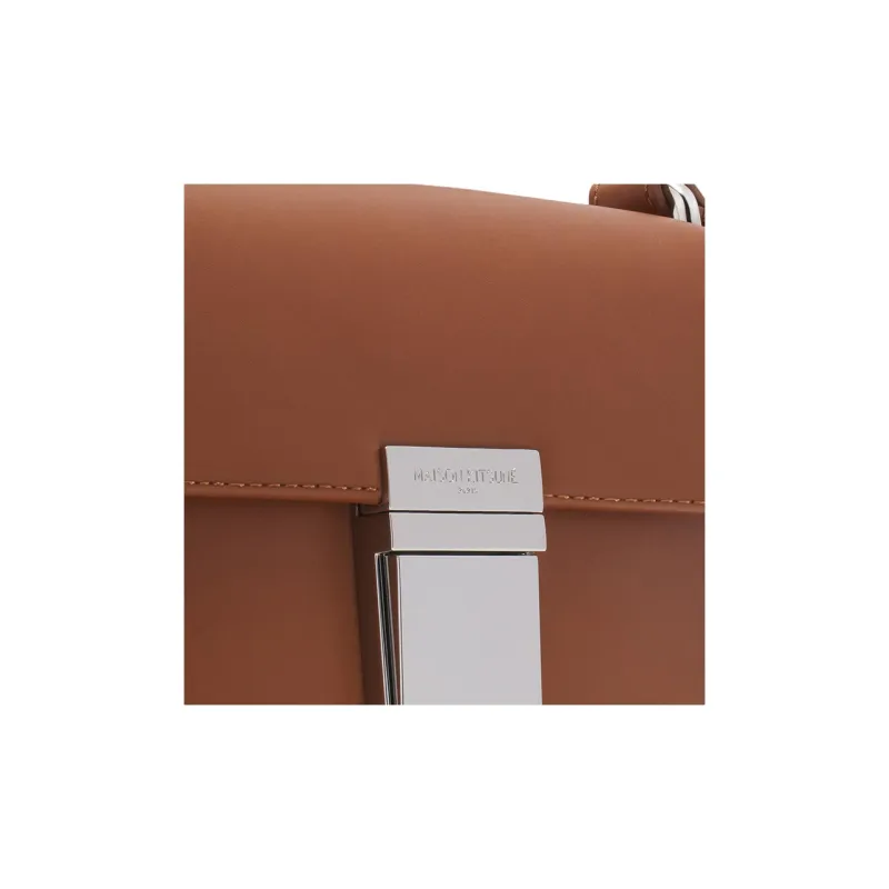Maison Kitsune Cow Leather Shoulder Bag Crossbody Bag Women's Brown-3