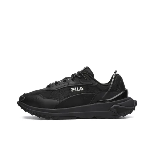 FILA Fashion Sneakers Running Shoes Men Low-Top Black