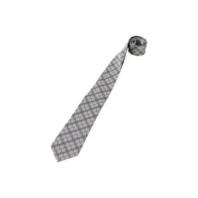 GUCCI GG Ties Men Gray-2