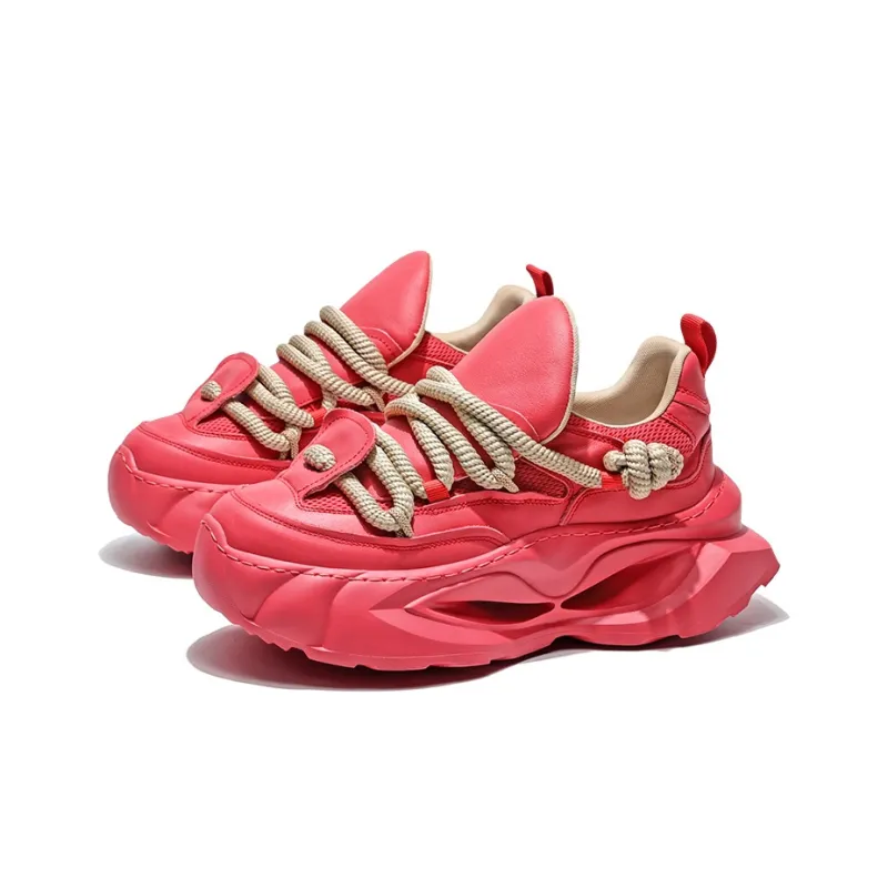 MOERBAI Spacewalk Series Breathable Lightweight Height Increasing Rebound Casual Shoes Unisex-21