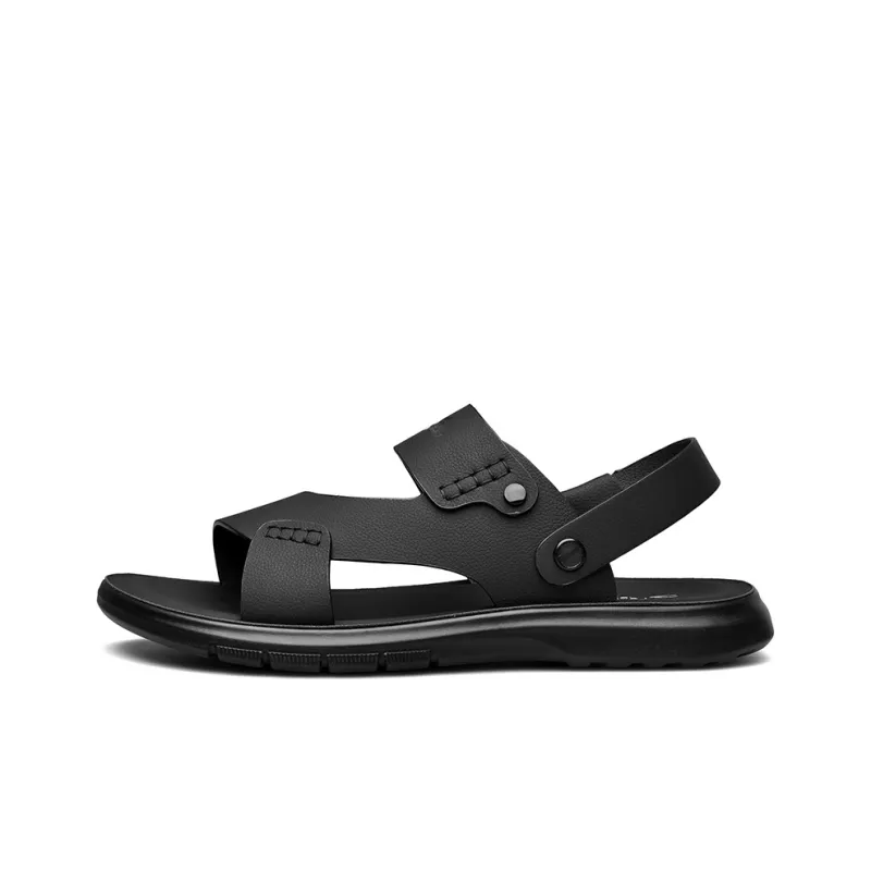 G.N.SHIJIA Beach Sandals Men Black/Brown-0
