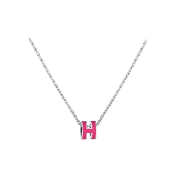HERMES Pop H Necklace Collection Metal Necklaces Women's