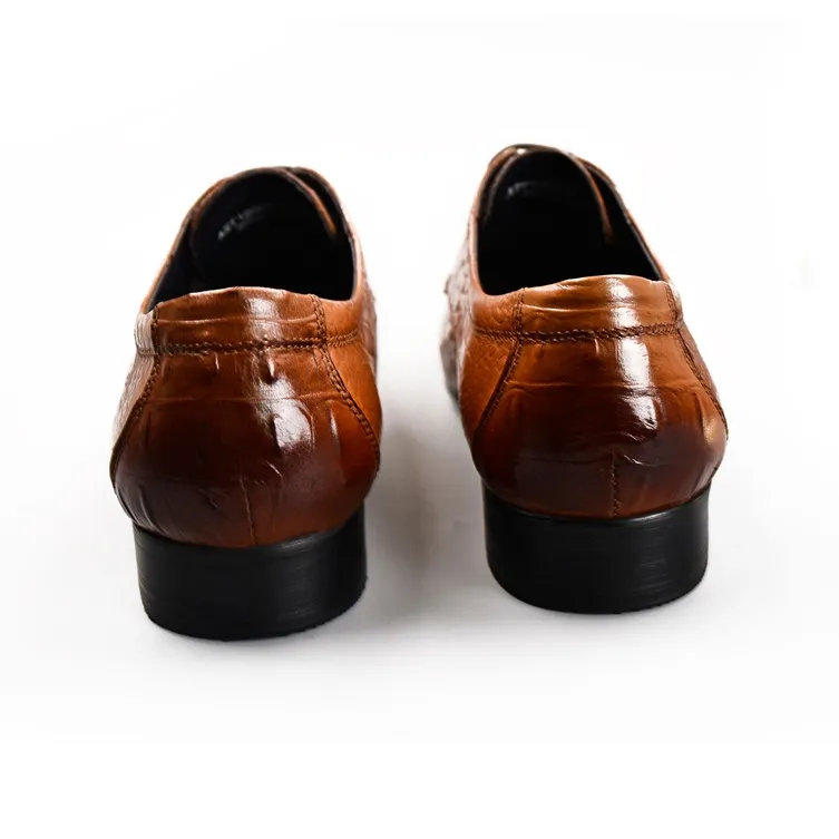 ASTON M.JAZZ Dress Shoes Men Low Top Black/Burgundy/Brown-18