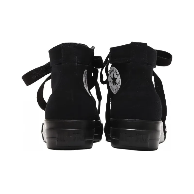 Converse All Star Light PLTS GHILLIE HI Balance Mid-Top Canvas Shoes Women's Black-2