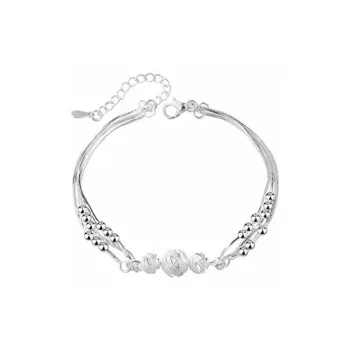 Heart-to-heart 990 Silver Anklets Women's