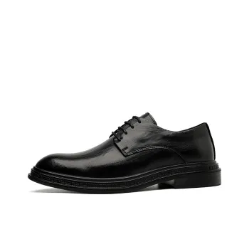 SHUPATE Dress Shoes Men Low Top Black